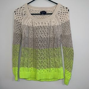 Women’s American Eagle lightweight sweater, sz XS, mesh sweater